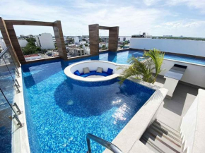 Estudio con rooftop cerca de la playa y 5ta av